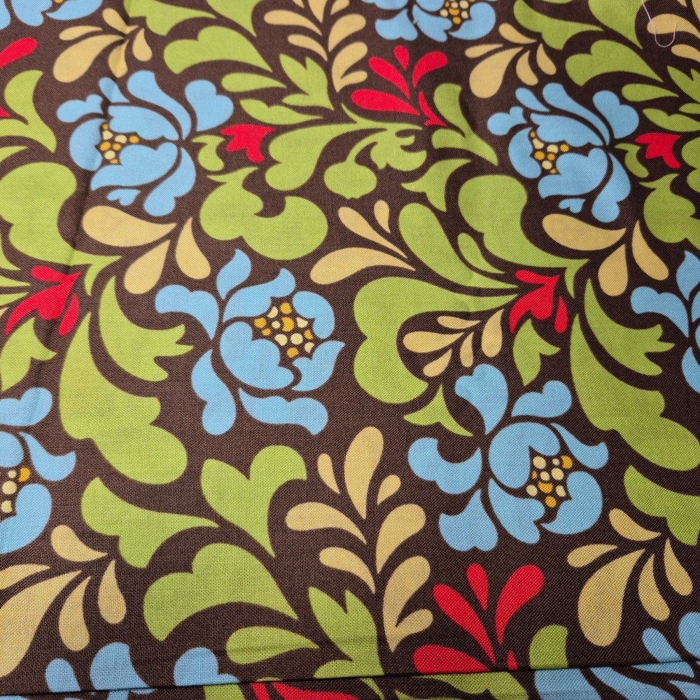 Free Spirit Fabric- Pop Garden Sway by Heather Bailey 1 and 1/4 Yd Large Floral